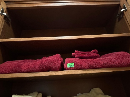 red towels