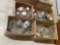 various glass jars