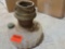 antique oil lamp