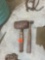 track hammer; wood mallet