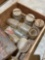 Vintage Jars, bottles, lunch pale and more