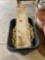 Roasting pan and home decor items