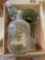 Glass bottles, plates and more