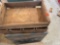 Vintage wood Crate