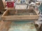 Vintage wood Crate and wire basket
