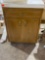 2 Door 1 Drawer wood cabinet