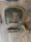 silver plated belt buckle; silver plated belt tip; silver plated belt loop
