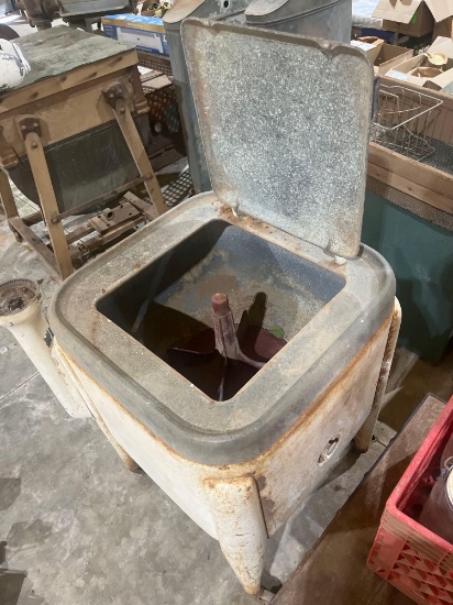 vintage Maytag electric wringer washer