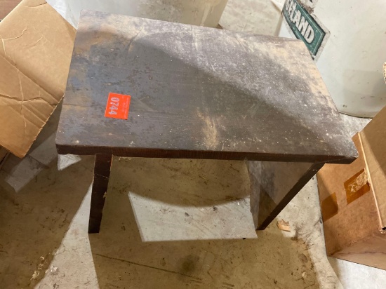 Small wood table