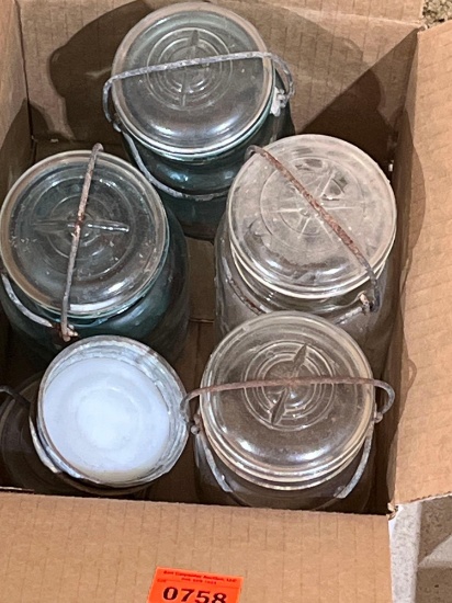 various atlas jars and lids