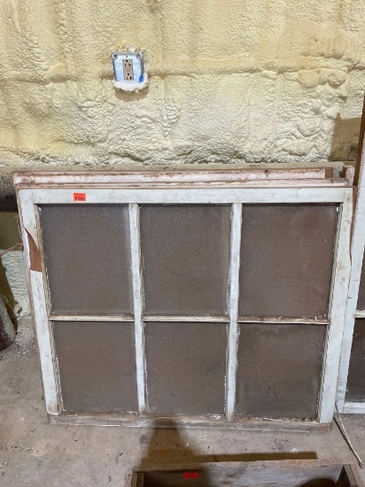 Vintage Wood framed window