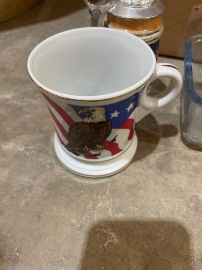 mini stein; flower vase; coffee cup