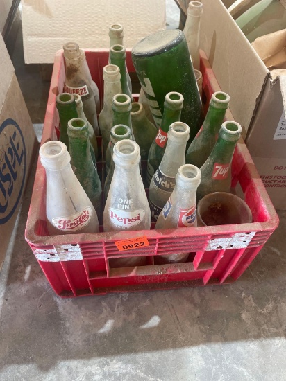 Vintage Glass Soda bottles