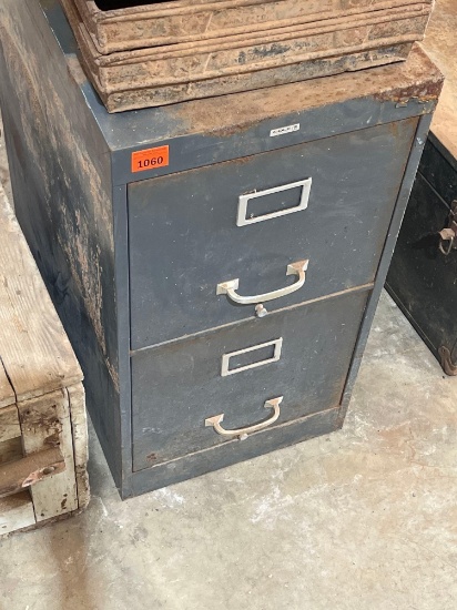 2 Drawer filing cabinet and some clothes