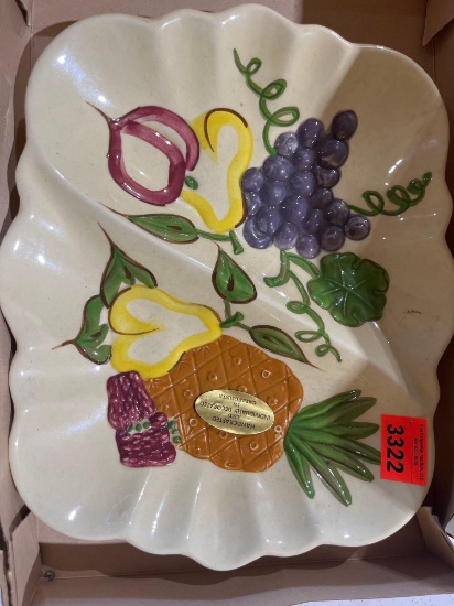 2 Compartment serving tray