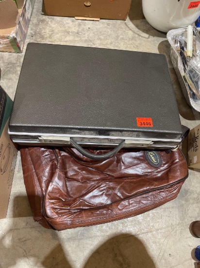 Cowboy boot case, and Brief case
