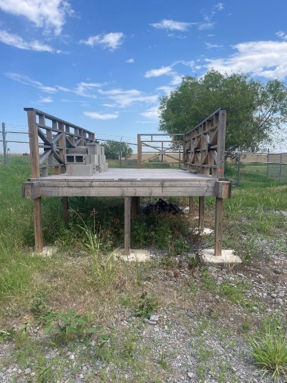 10ft x 15ft wooden deck