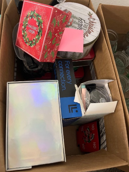 Pool masks, tin containers and more