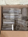 glass cups and jars