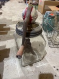 antique DAZEY glass churn
