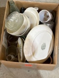 various vintage glass