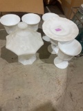 milk glass dishes