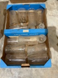 vintage glass cups