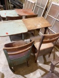 Vintage School desks