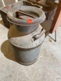 Vintage Galvanized Milk container