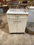 Cabinet and Wire basket