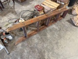 Wood Ladder and Stool