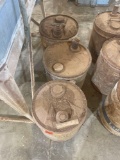 Vintage metal gas can