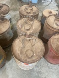 Vintage metal gas can
