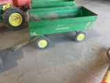 John Deere metal wagon Childs toy