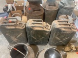 Metal gas cans