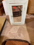 Wood Cabinet with mirror