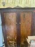 2 Door Wood Curio