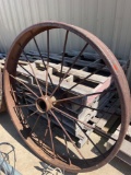 Large wagon wheel