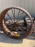 Large wagon wheel