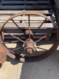 Large wagon wheel