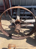 Large wagon wheel