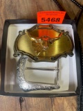 Raintree belt buckle; belt buckle