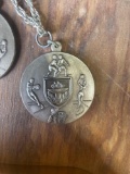 4 Maple basketball tournament medals