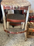 Vintage Metal step stool