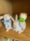 Bunny decor and piggy bank