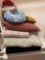 pillow and blankets