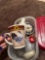 mug, tooth picks, lotion