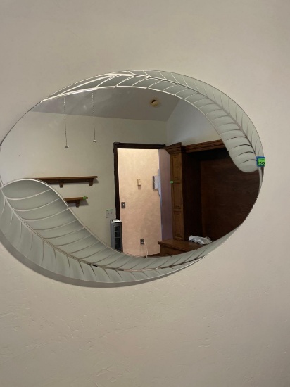 Wall hanging mirror