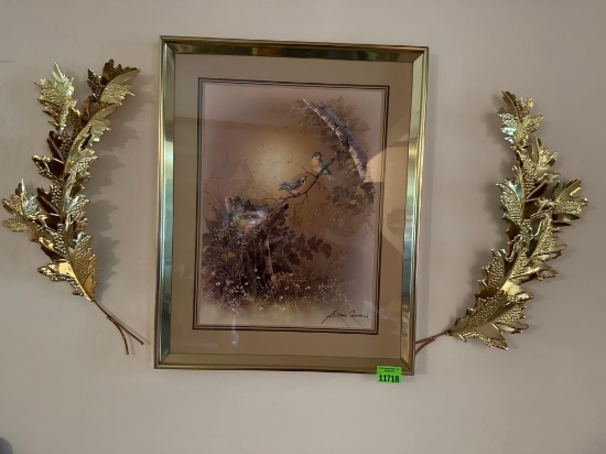 Wall core photo of birds, 16 x 20 inches