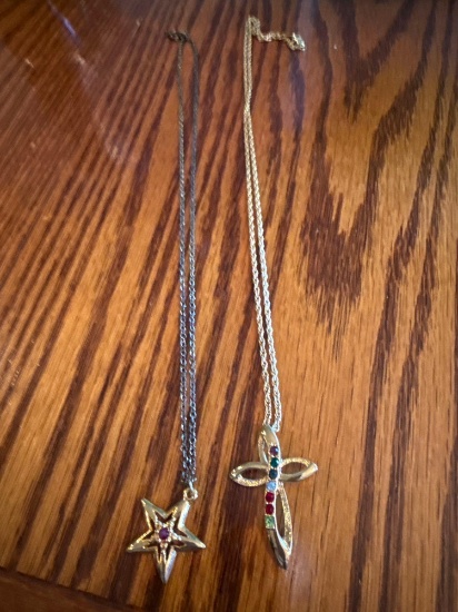 2 necklaces